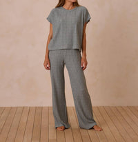 Rylee + Cru - Adult Cozy Cozy Knit Top And Pant Set