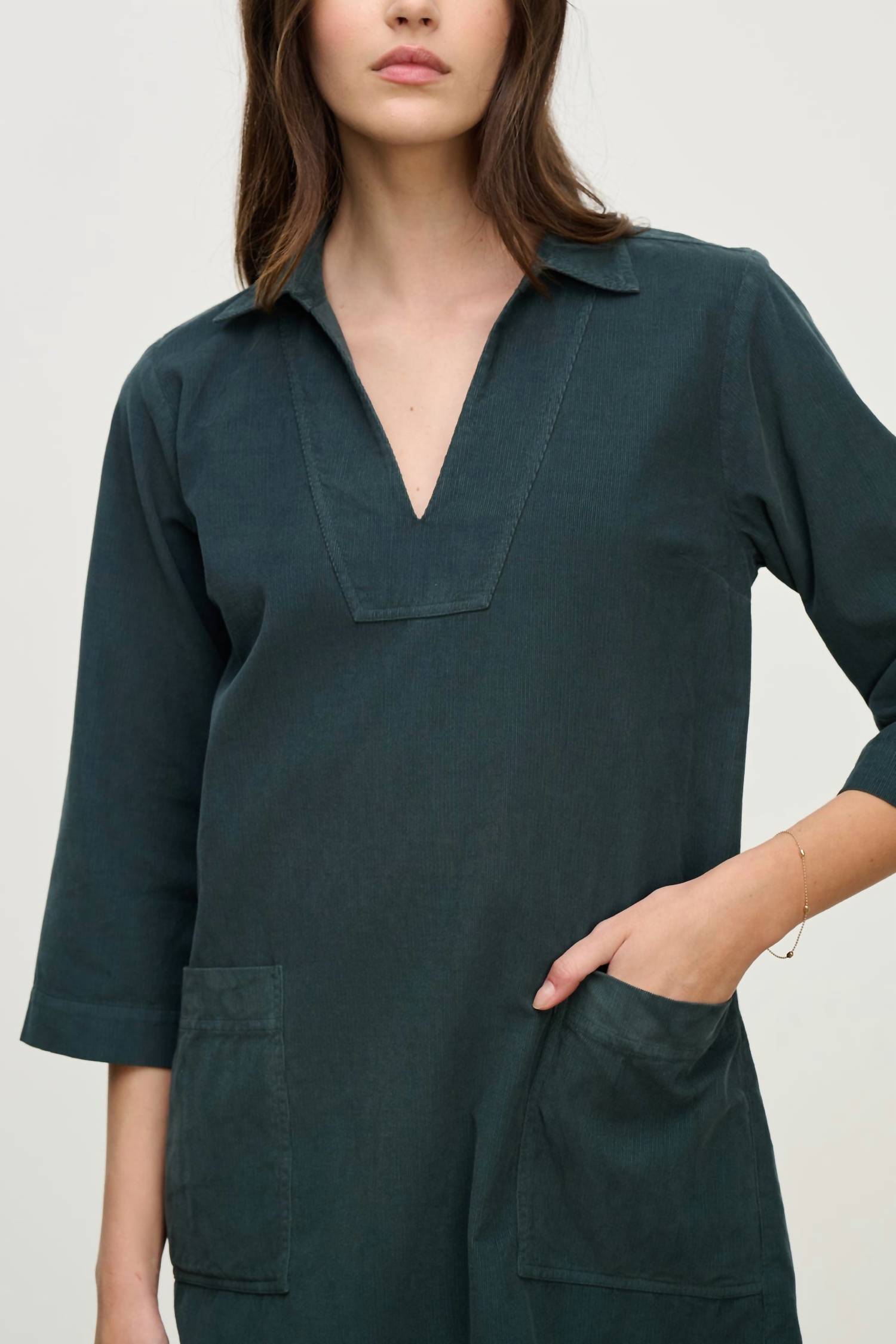 Velvet By Graham & Spencer - Elke Corduroy Mini Dress