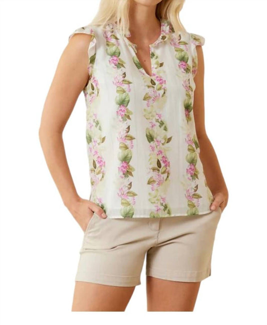 Tommy Bahama - Sleeveless Print Ruffle Top