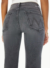 Mother Mid Rise Rider Skimp Straight Leg Jeans in i hate snakes - women's jeans - view 4