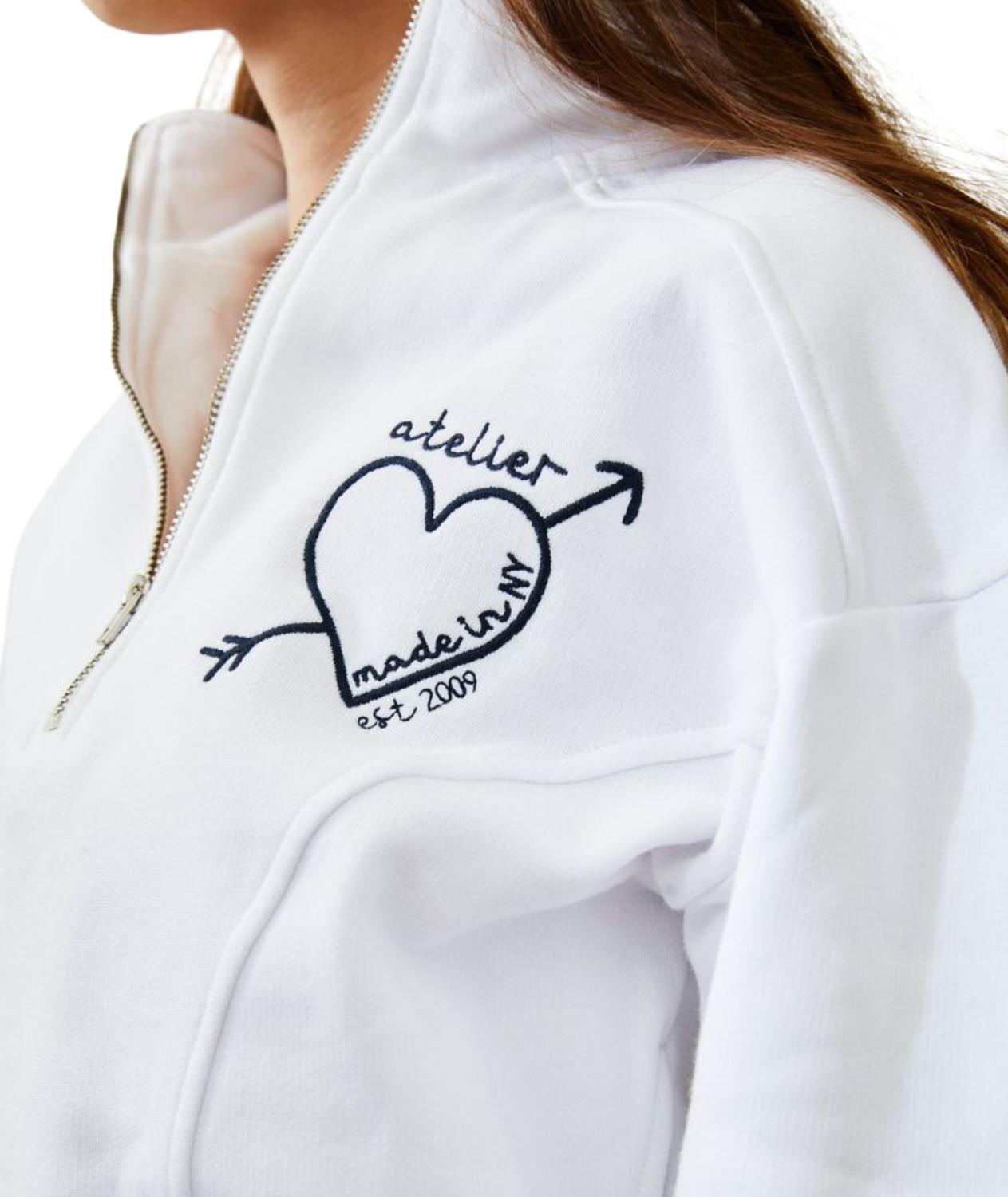 Theme - Girls Crosby Half Zip Atelier Sweatshirt