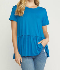 Entro - Short Sleeve Tiered Top