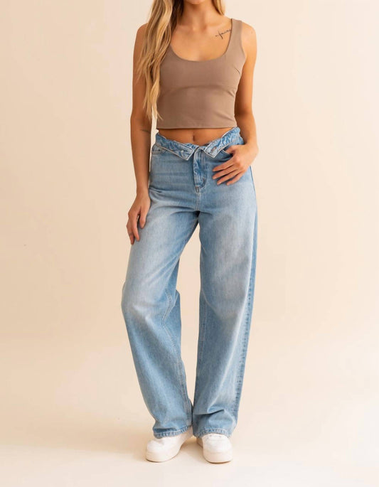 Le Lis - Mousse u neck top