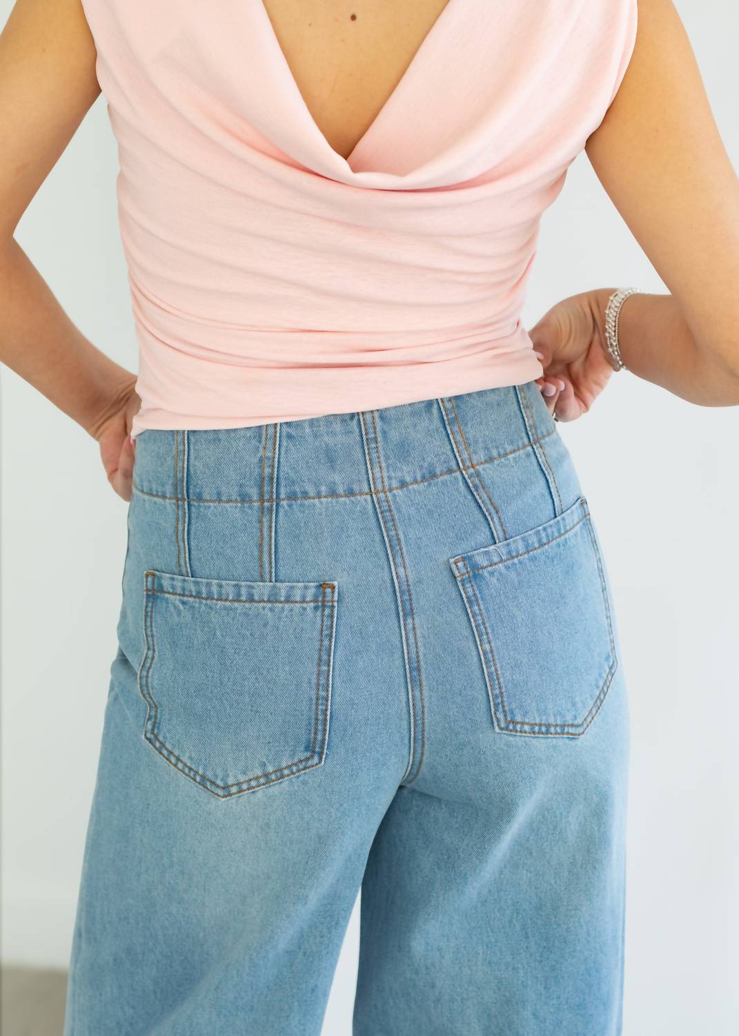 MINKPINK Phoebe Jeans in blue - women's jeans - view 5