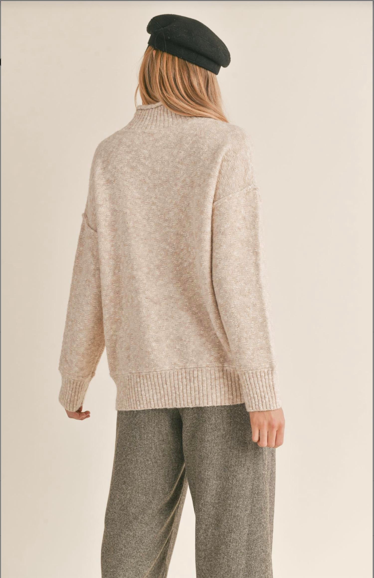 Sage The Label - Monica Mock Neck Sweater