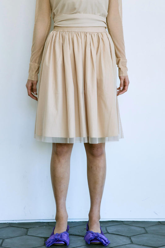 Brazeau Tricot - Laguna Skirt With Tulle