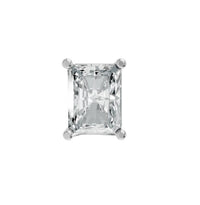 Aamiaa - Women's Radiant Shape 4 Prong Push Back Studs