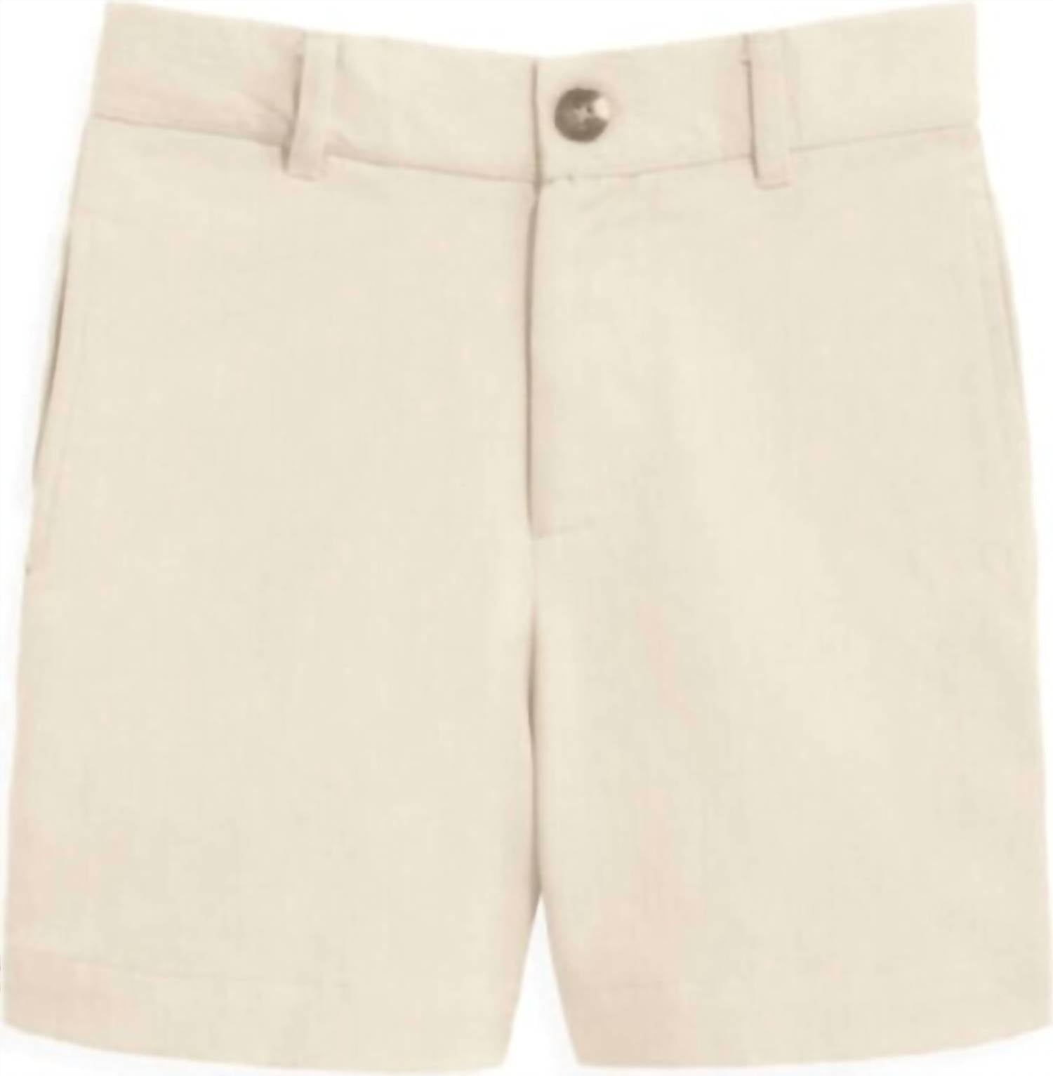 bella bliss Kid's Wilson Twill Short in khaki - kids' shorts