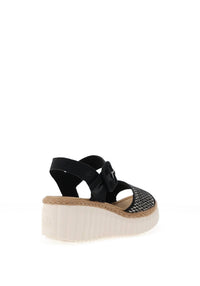 Rieker - Women's Woven Wedge Sandals