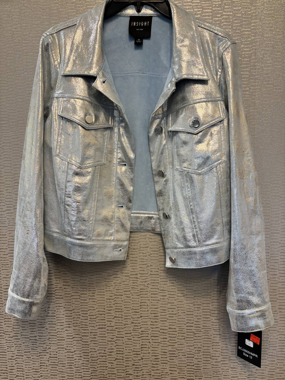 Insight - Metallic Denim-Inspired Jacket