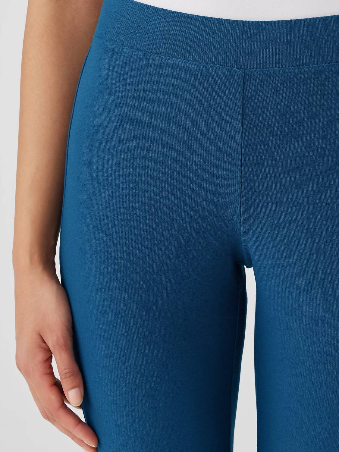 Eileen Fisher - Stretch Crepe Slim Ankle Pant