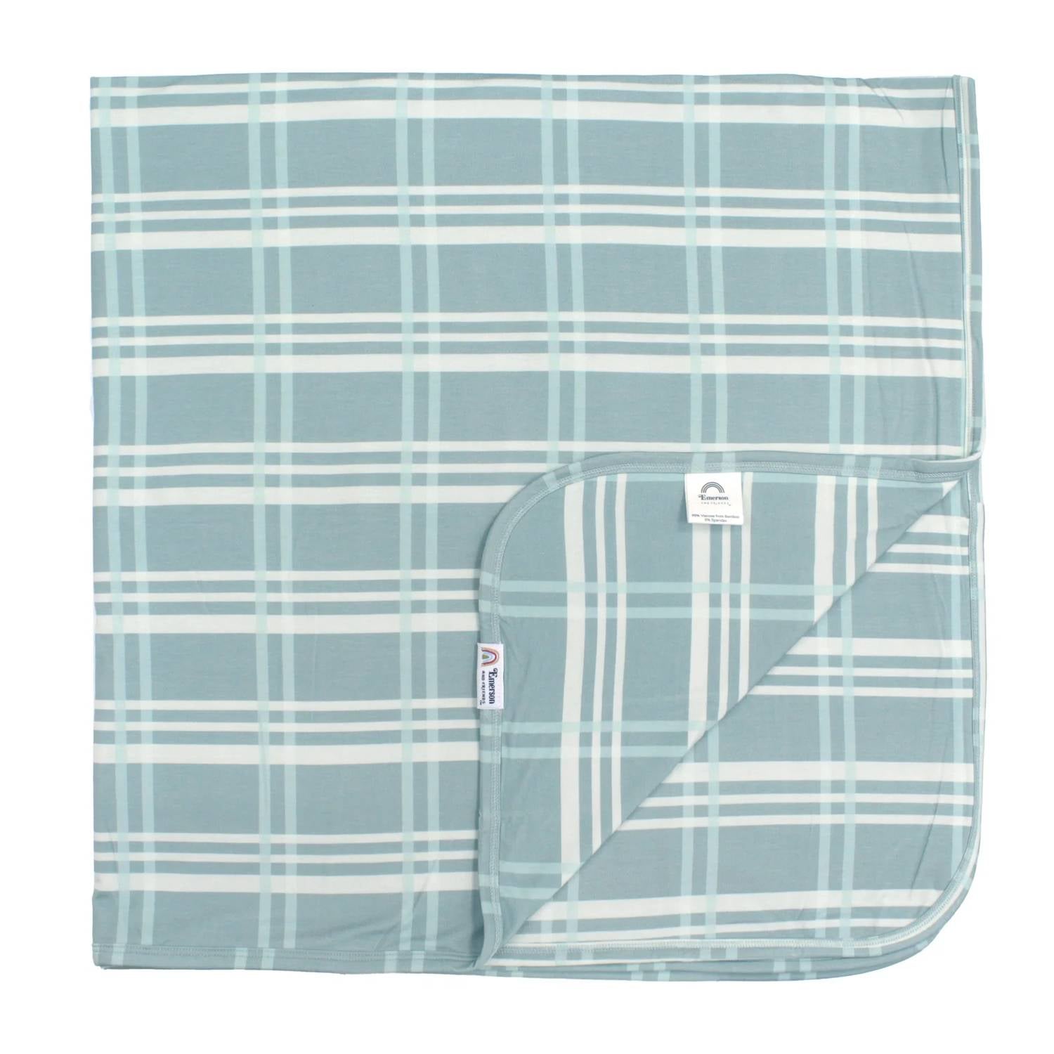 Emerson And Friends - Plaid Luxury Bamboo Blanket