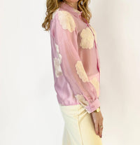 Astrid - June Embroidered Button Down Top