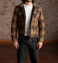 Iron & Resin Verslab Reversible Jacket in brown - men's jacket - detail view