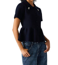Steve Madden - Roxanna Peplum Top