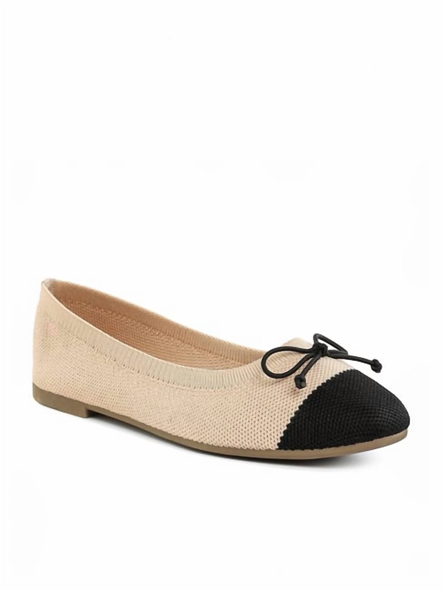 Rag Company - Women's Two-tone Ballet Flats