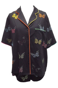 QUEEN OF SPARKLES Butterfly Pajama in black - women's intimate - view 6
