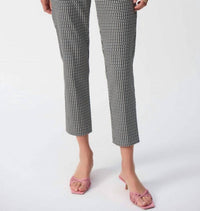 Joseph Ribkoff - Geometric Jacquard Crop Pant