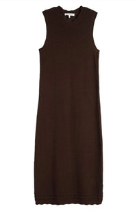 Frame - Sleeveless Knitted Midi Dress