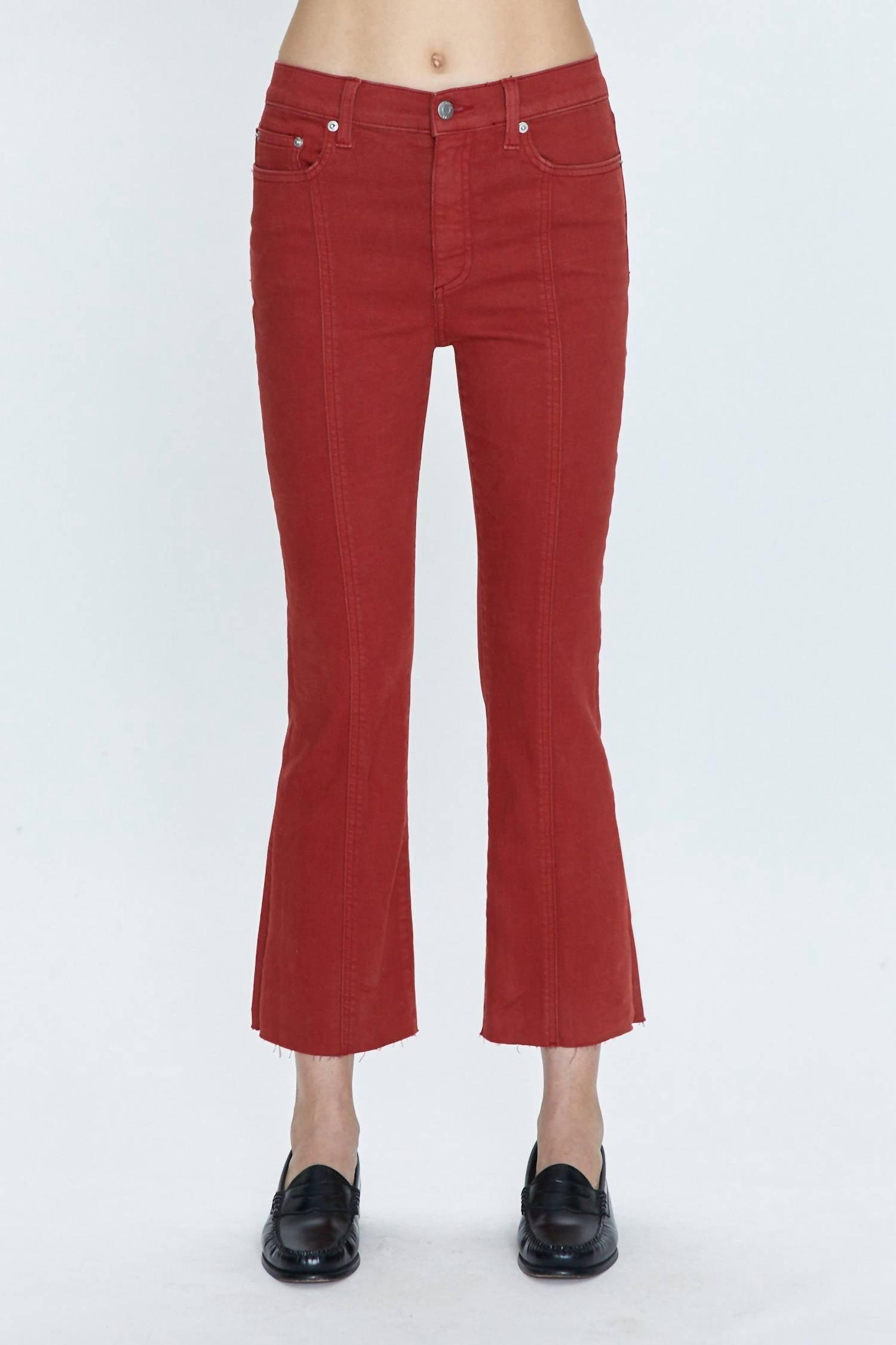 Pistola - Lennon Seamed High Rise Crop Boot Jeans