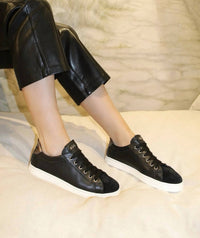 AGL Women's Velvet And Metallic Sneaker in black - women's sneaker - view 4