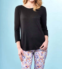 Insight - Solid 3/4 Sleeve Top
