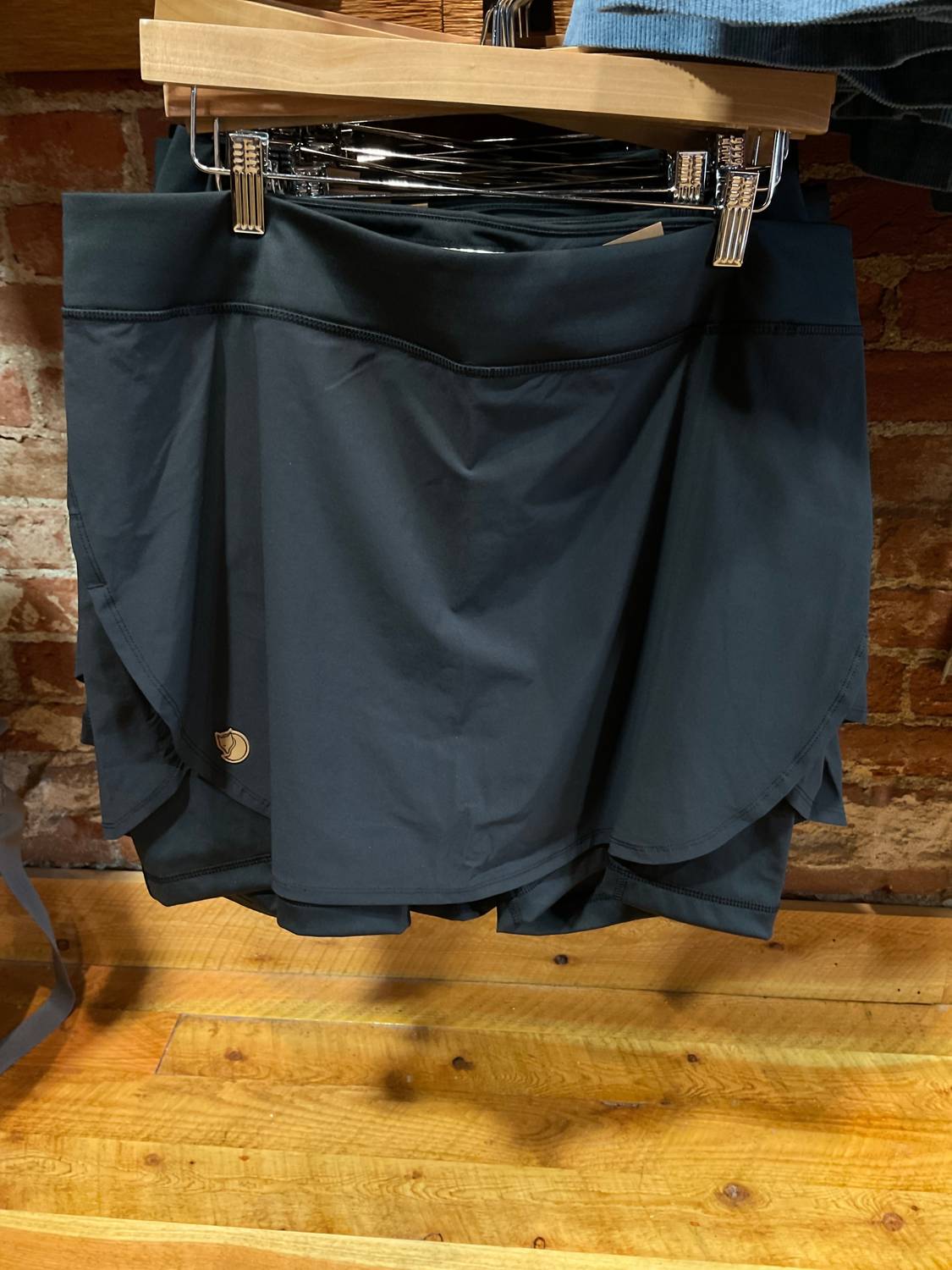 Fjallraven Women's Abisko Midsummer Skort in black - women's shorts - alternate view