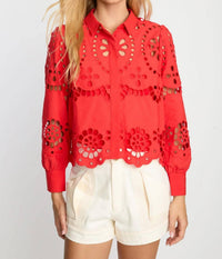 Caballero - Emmie Eyelet Lace Top