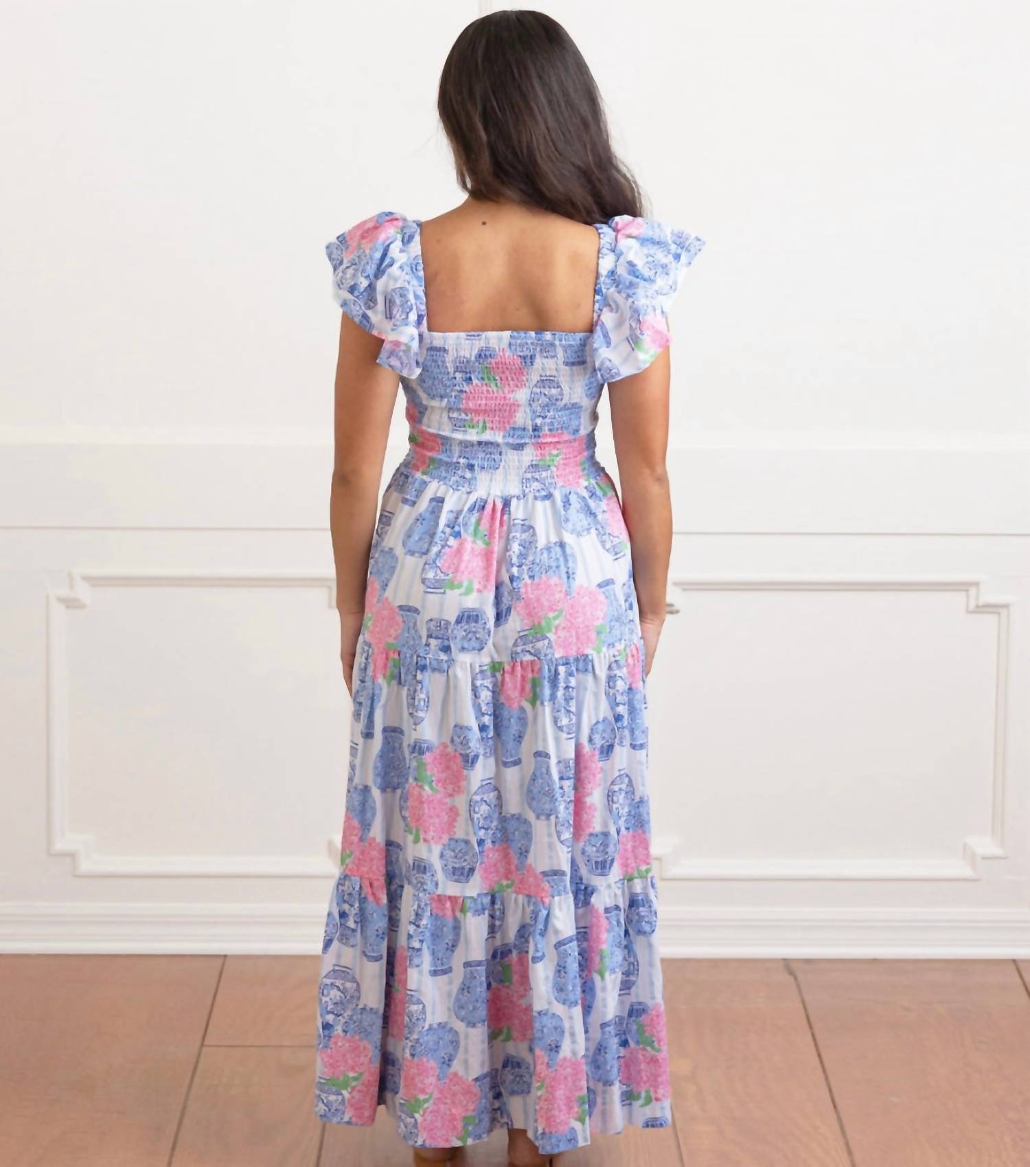 8 Oak Lane - Smocked Ginger Jar Dress