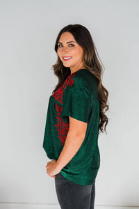Layerz Clothing - Mistletoe Blouse Top