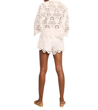 Cara Cara - Trish Embroidered Eyelet Shorts