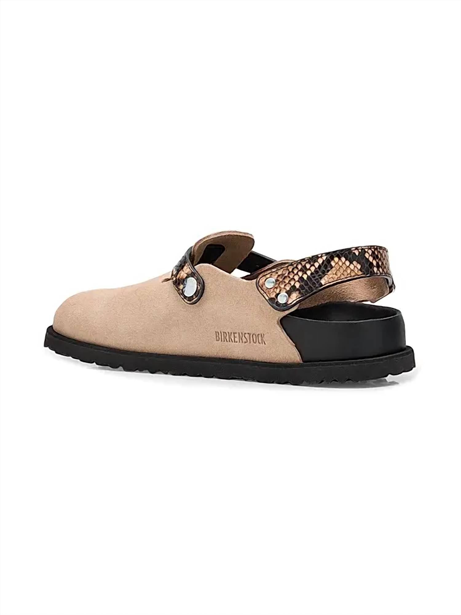 Birkenstock - Women's Tokio Mixed Leather Slingback Mules