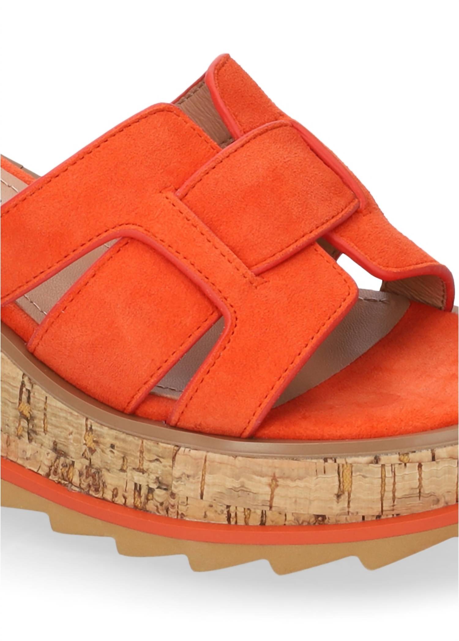 Bibi Lou Women's Wendy Wedge Sandals in red - women's shoe - alternate view