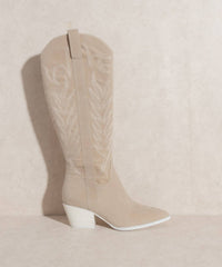 Oasis Society - Women's Samara Tall Suede Western Boots