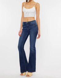 Kancan - Mid-rise Flare Boot Cut Jeans