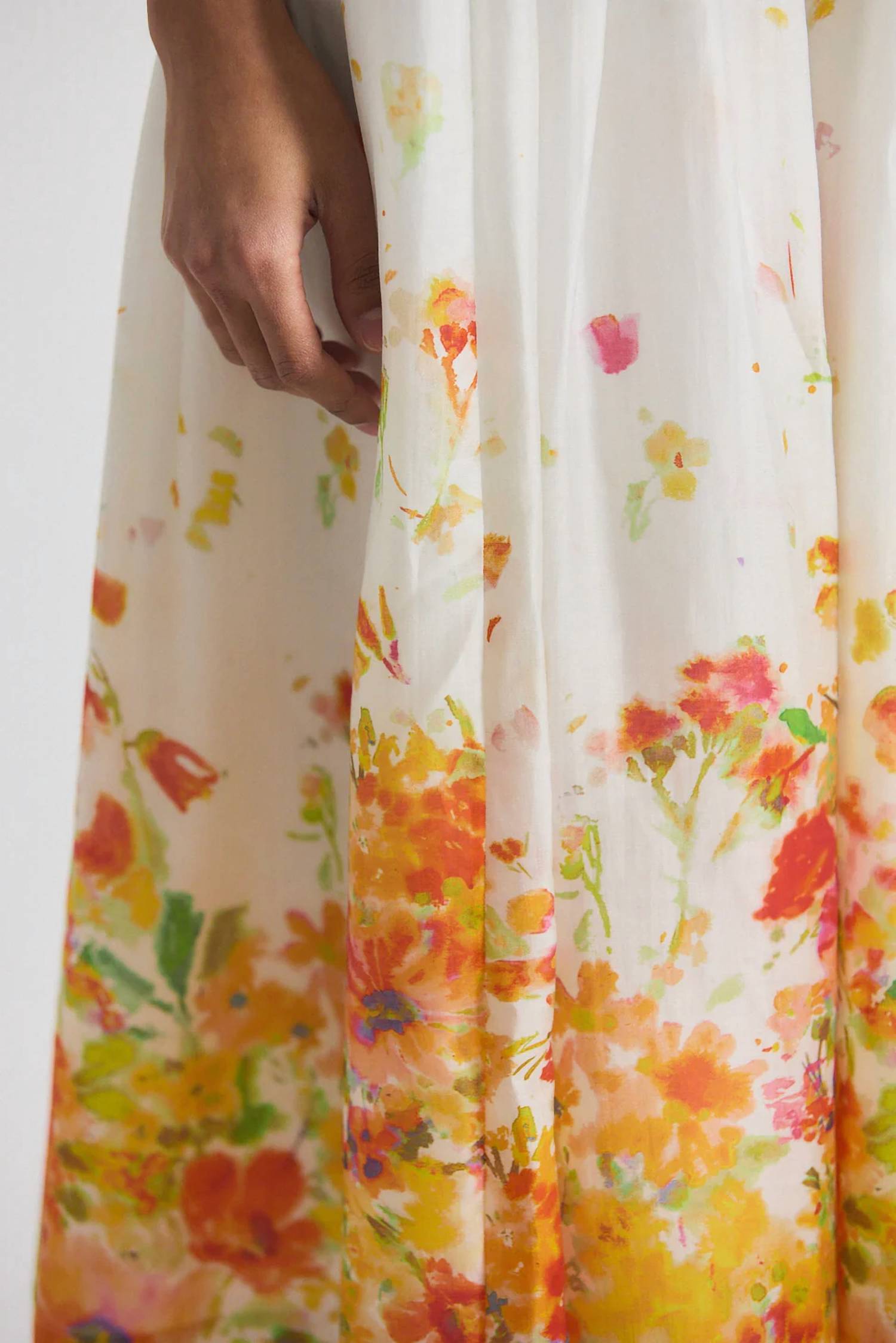 Derek Lam 10 Crosby - Alexia Organza Pleated Maxi Skirt
