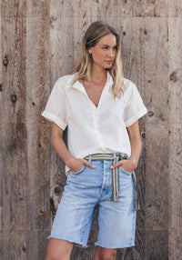 Dylan - Short Sleeve Roll Sleeve Shirt
