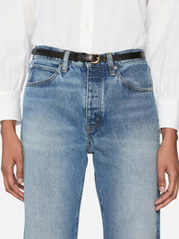 Frame - Vertical High Rise Straight Leg Jeans