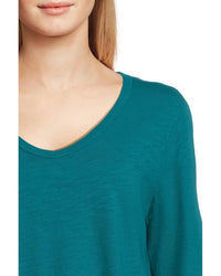 Elliott Lauren - Long Sleeve V-neck Knit Top