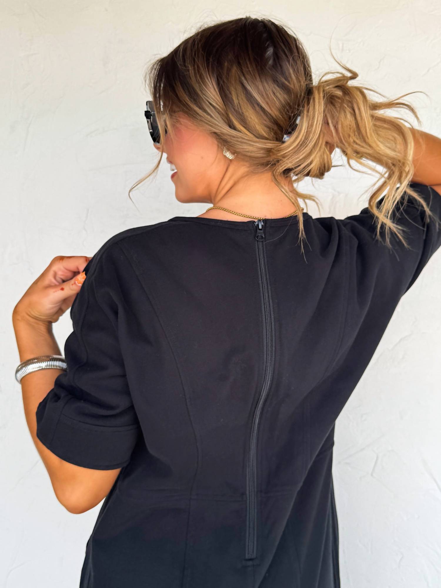 BLAKELEY Cam Luxe Loung Jumpsuit in black - women's pants - view 4