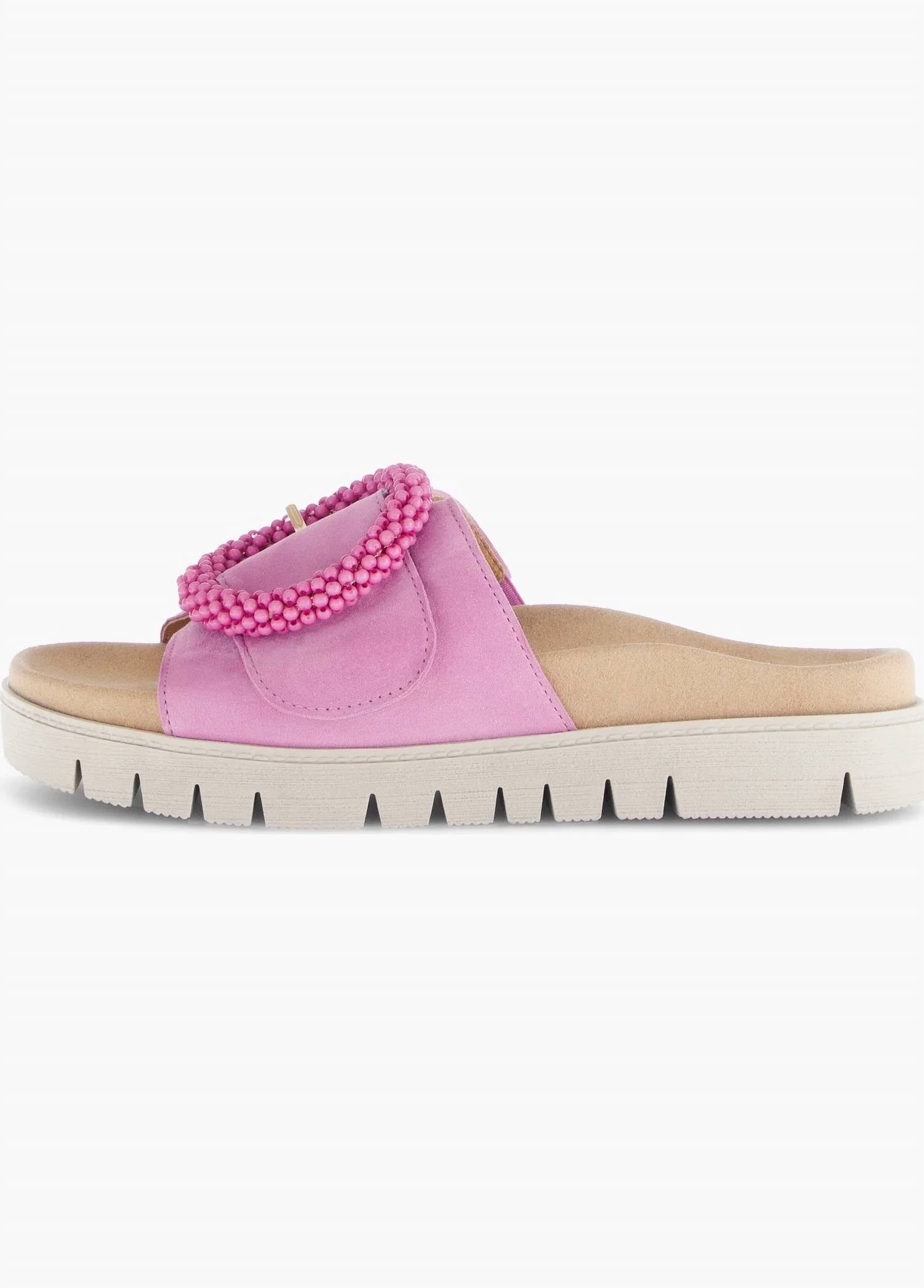 Gabor - Women's Beaded Suede Platform Sandals
