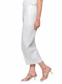 Charlie B - Foil Linen Pull On Pant