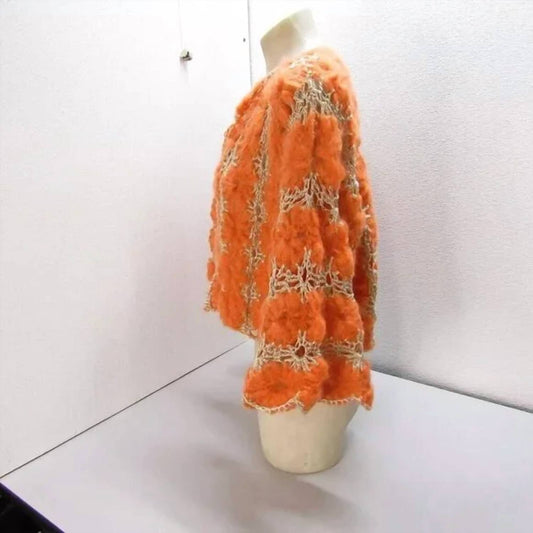 Maridruna - Women's Wool Short Handknit Cardigan