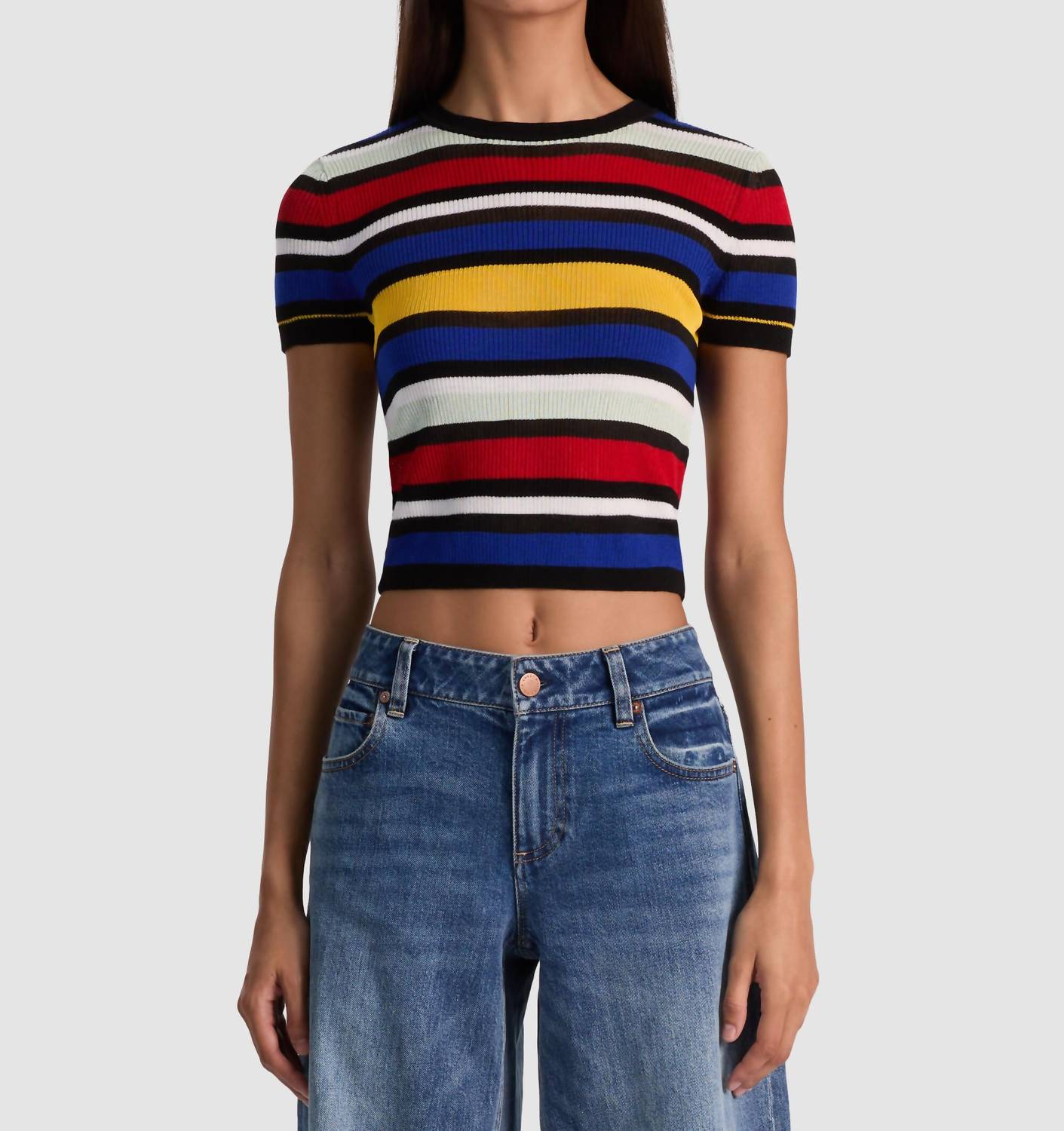 Alice + Olivia - Ciara Short Sleeve Pullover Top
