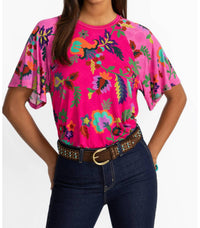 Johnny Was - The Janie Favorite Flutter Raglan Sleeve Tee Top
