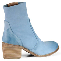 DIBA True Women's Majes Tic Boots in sky blue - women's shoe - detail view