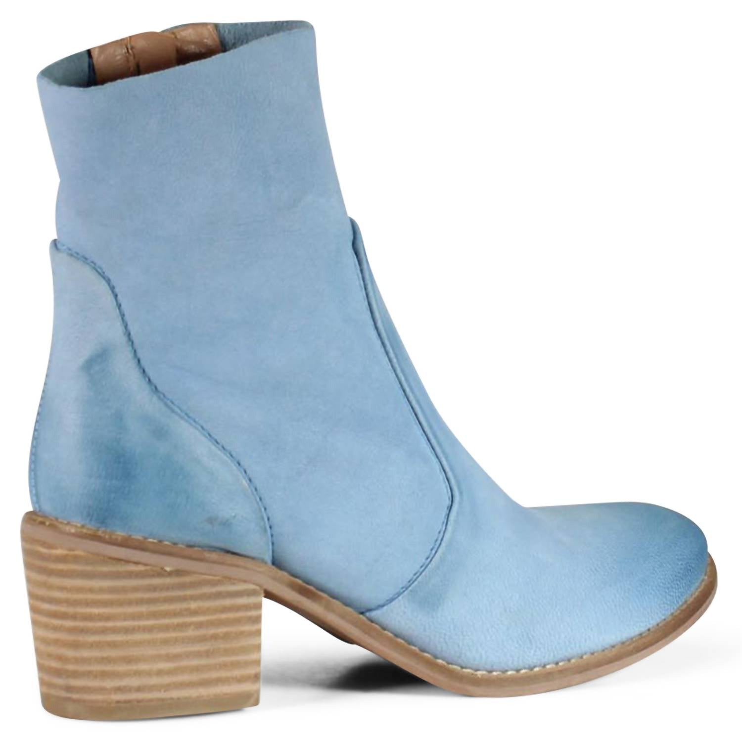 DIBA True Women's Majes Tic Boots in sky blue - women's shoe - detail view