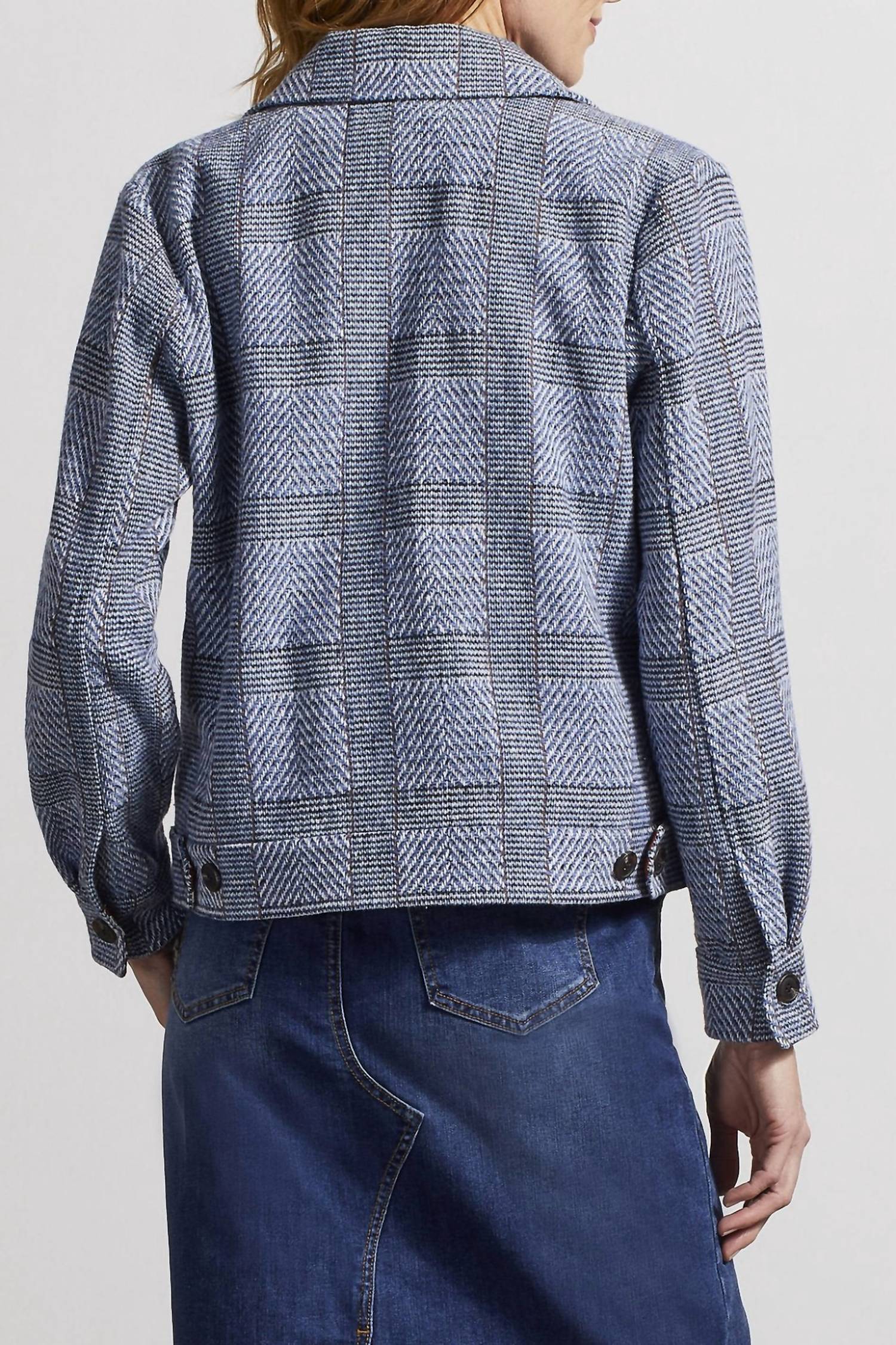 Tribal - Cropped Button Front Jacket