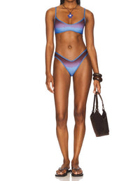 We Wore What - Scoop Neck Tie Back Bikini Top