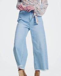 Q2 - Ava High Waist Wide Leg Jeans